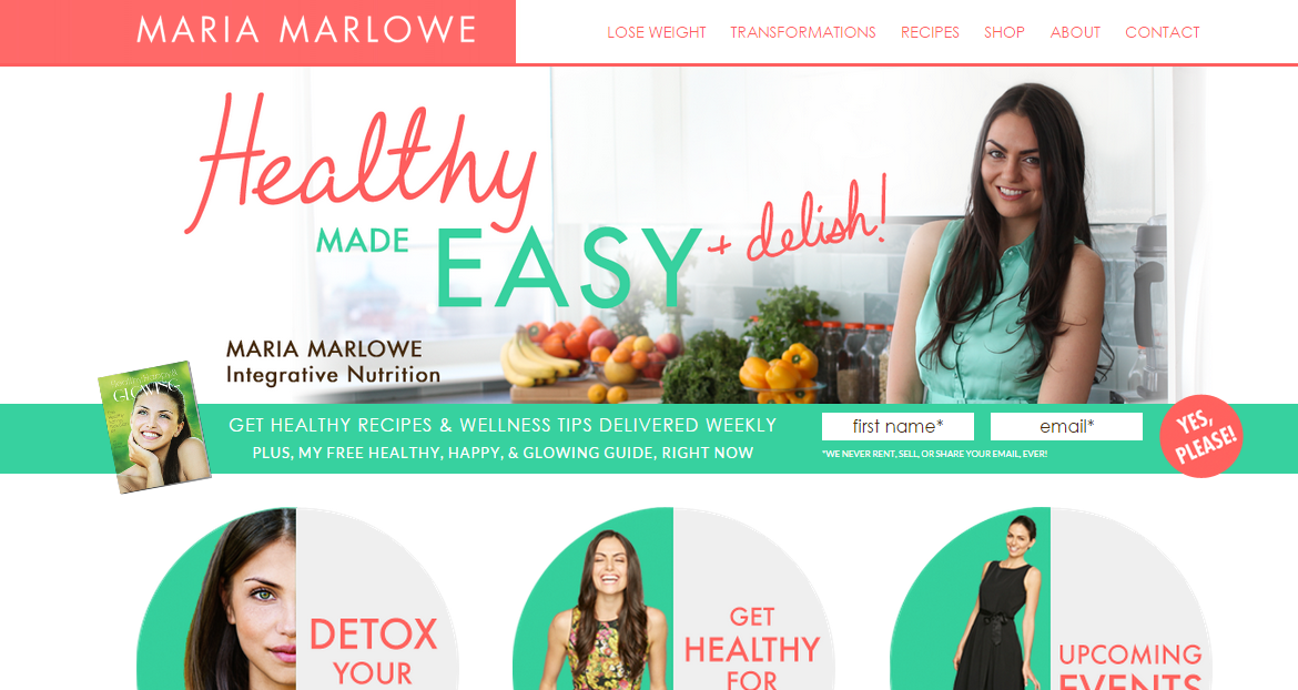 Maria Marlowe website